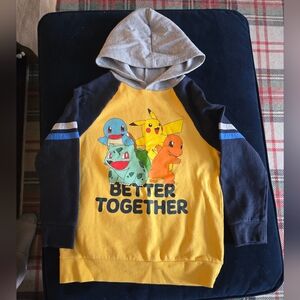 Jumping Beans Yellow and Gray Pokémon Hoodie